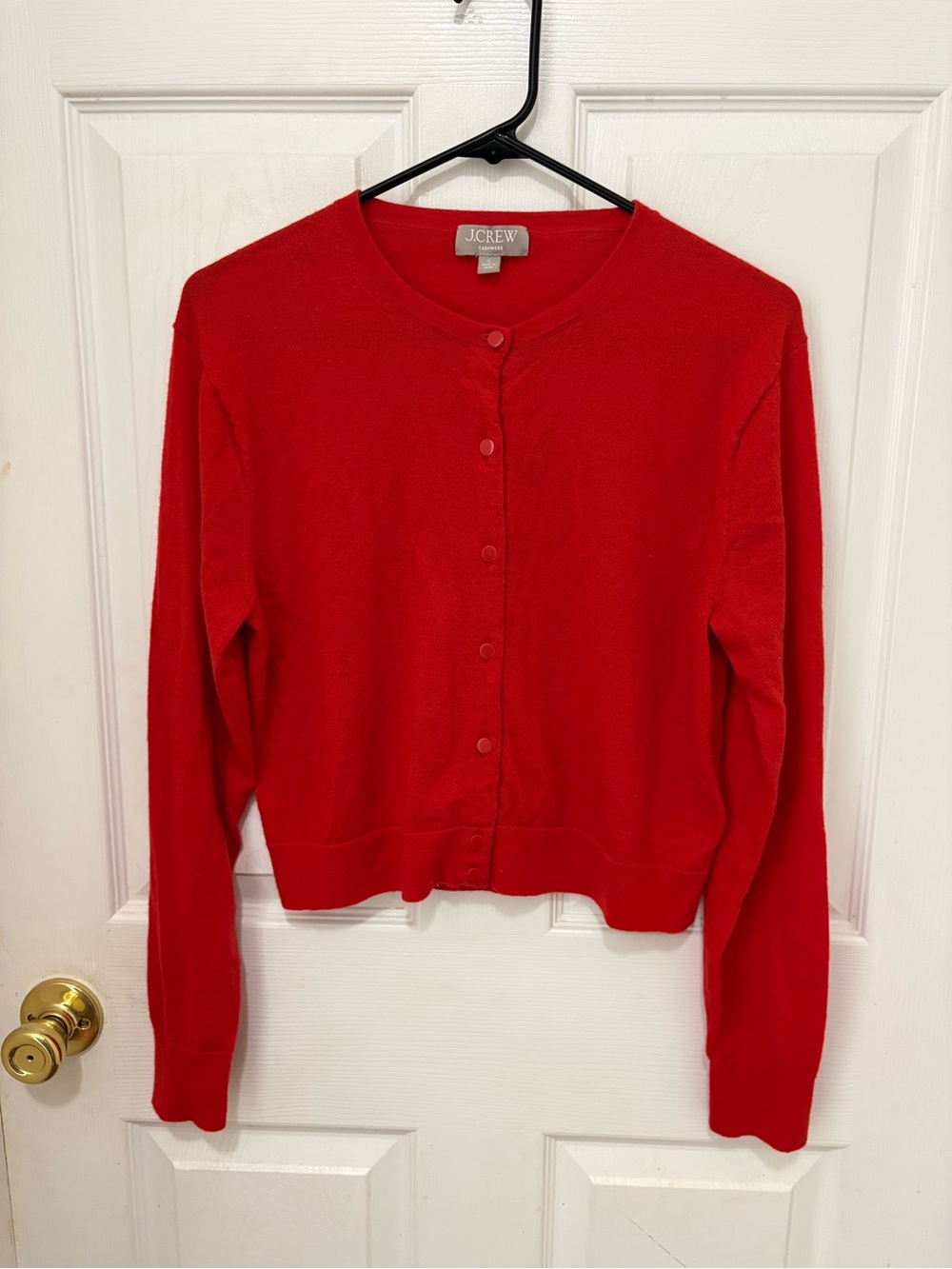 J.Crew NWOT Featherweight cashmere shrunken cardigan